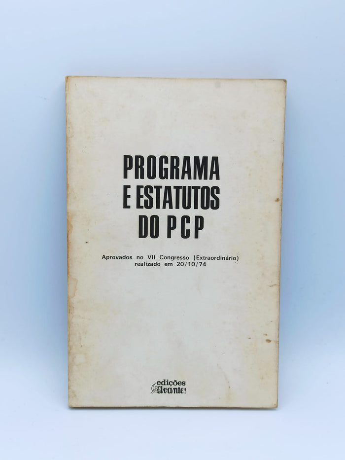 Programa e estatutos do PCP - 1974