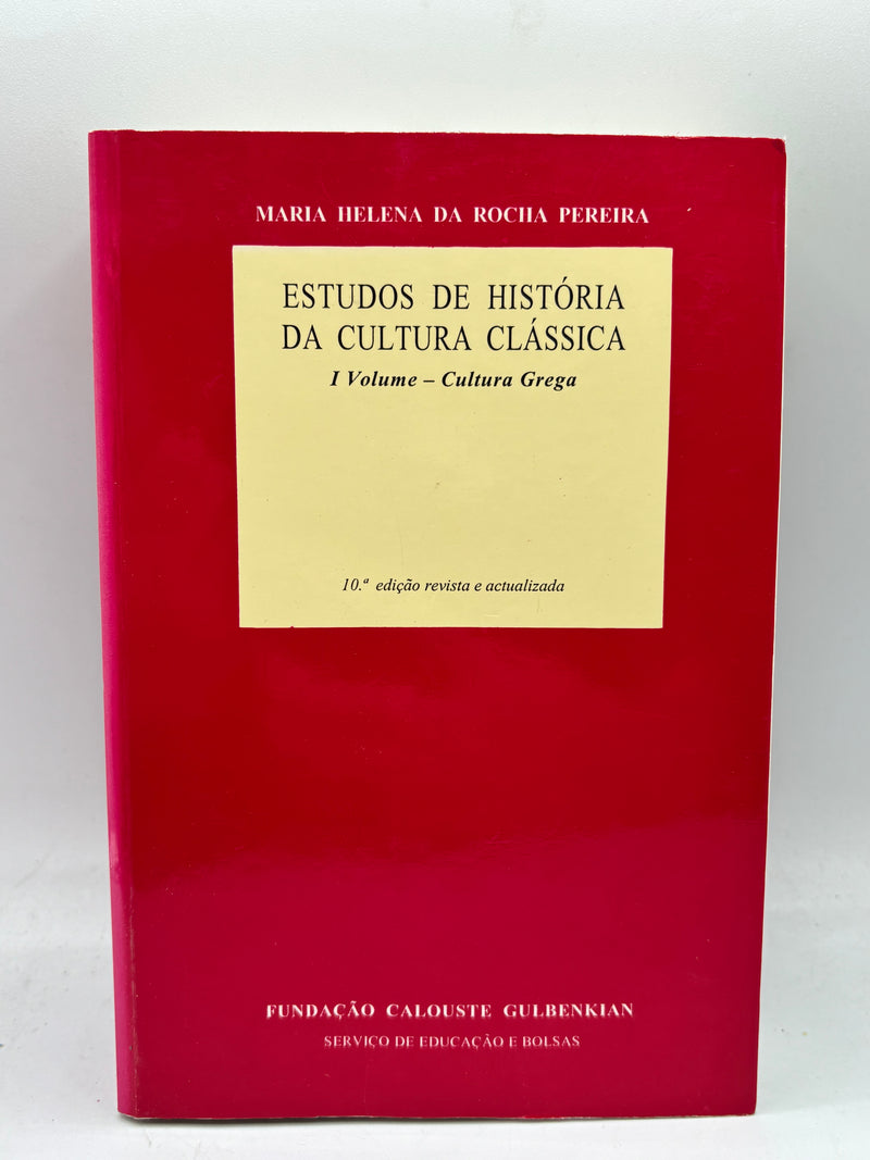 Estudos de História da Cultura Clássica I Volume