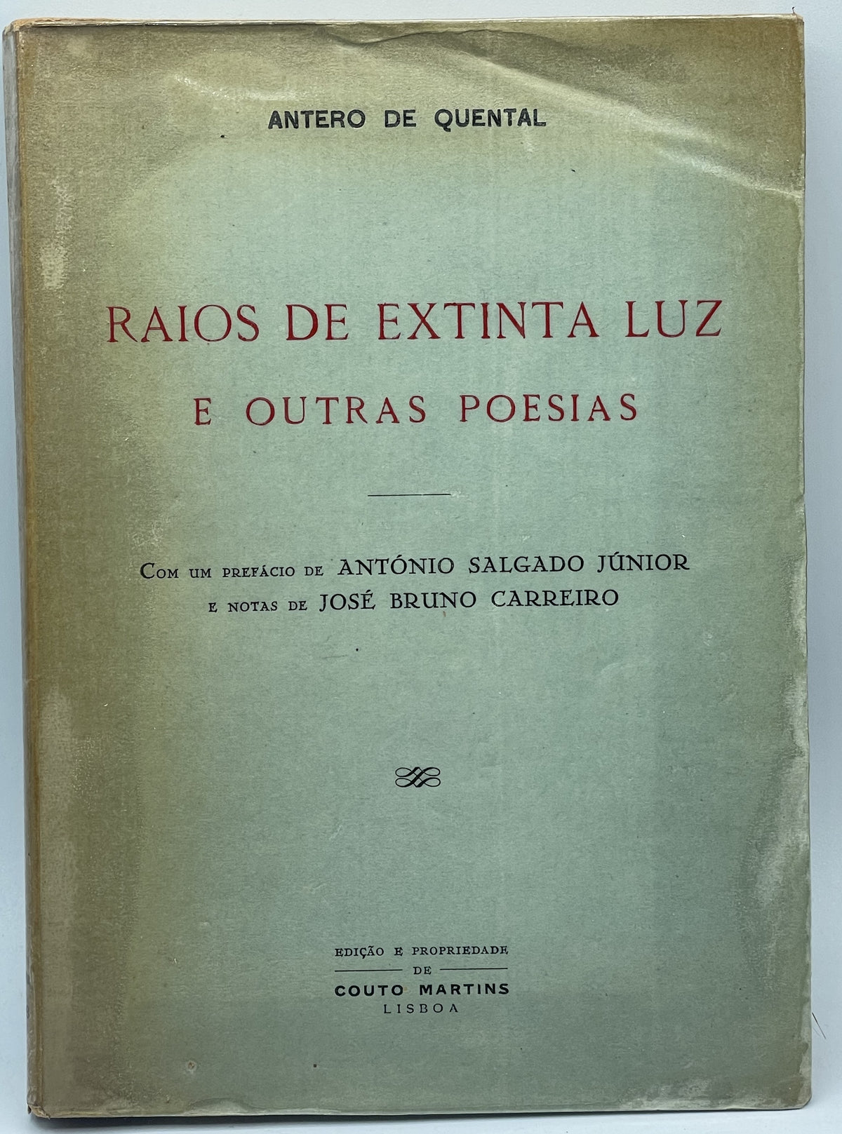 Raios de Extinta Luz e Outras Poesias