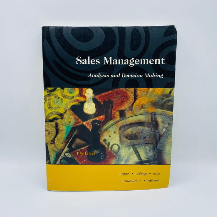 Sales Management Analysis and Decision Making - Stuff Out