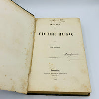 Oeuvres de Victor Hugo - Tome Deuxième (1843) - Stuff Out