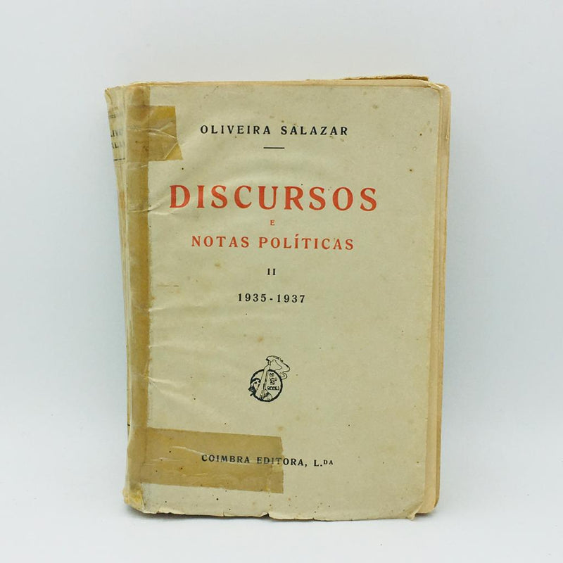 Discursos e Notas Políticas 1935-1937 - Stuff Out